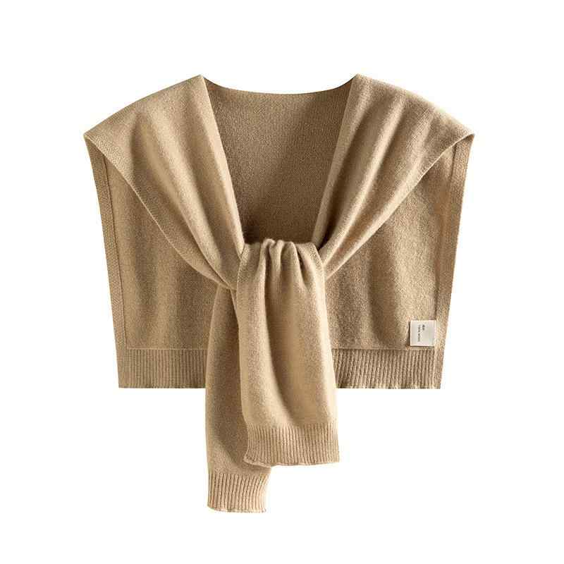 ショール レディース 女性用 ウール 100% ニット 秋冬 ファッション 暖かい 肩掛け ひざ掛け ミディアム丈 カシミヤタッチ 肌触り良い グレー ベージュ ブラック｜イーマイショップ