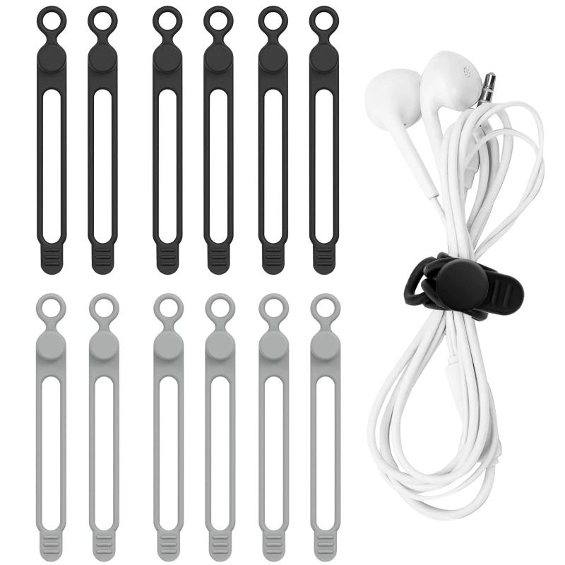 楽天市場】ケーブルバンド シリコン ケーブル まとめる コードバンド