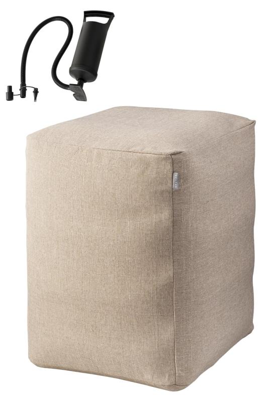 エレコム バランスボール チェア 高さ55cm 幅40cm 奥行43cm スクエア型 転がらない 耐荷重120kg 専用ポンプ付 カバー付 エクリアスポーツ HCF-BBCUBE55B