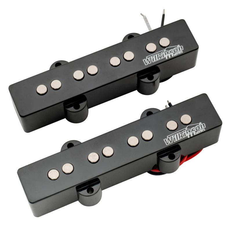 Wilkinson WOJB Vari Gauss セラミック4弦ジャズベースピックアップPU J-Bassエレキベース用、ブラック
