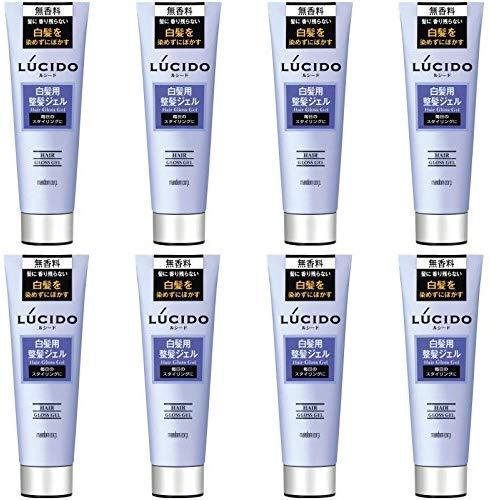 【まとめ買い】LUCIDO (ルシード) 白髪用整髪ジェル 130g ×8個