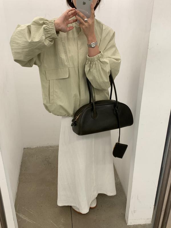 ジャケット レディース 韓国風 ゆったり BF風 コットン 杏色 カジュアル 長袖 アウター