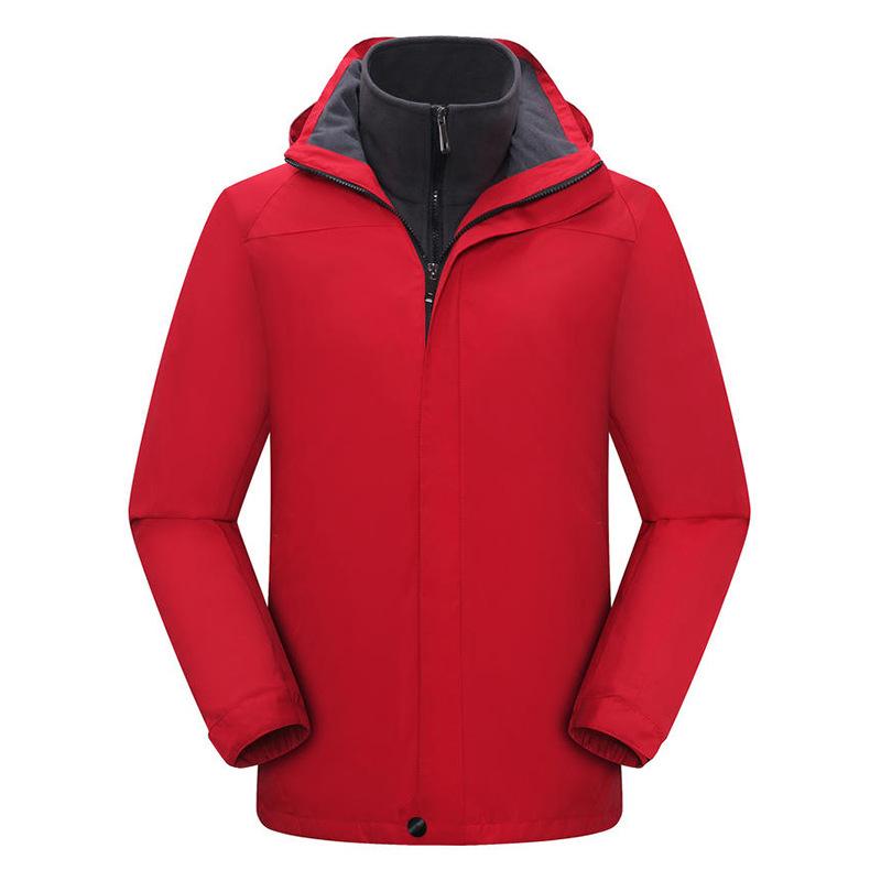 マウンテンパーカー 男女兼用 防風 防水 アウター 秋冬 登山ウェア トレッキング ウェア ペア ジャケット 作業服 裏起毛 フリース 釣り スキー スケート スノーボード オレンジ色 赤色 青色 紺色 黒色 M L XL 2L 3L 4L|イーマイショップ