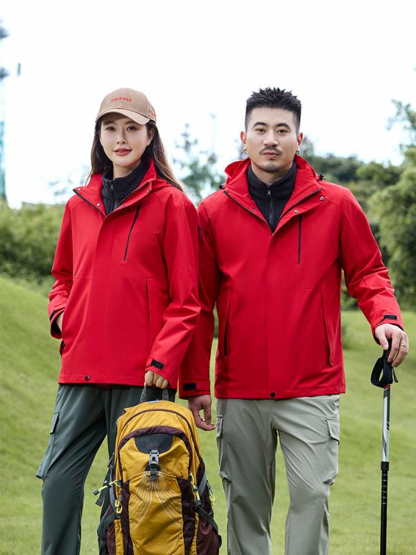 マウンテンパーカー メンズ レディース 秋冬用 防水 防風 取り外し可能 2点セット アウトドア 登山 釣り ウェア アウター ジャケット ブルゾン ジャンパー 作業着