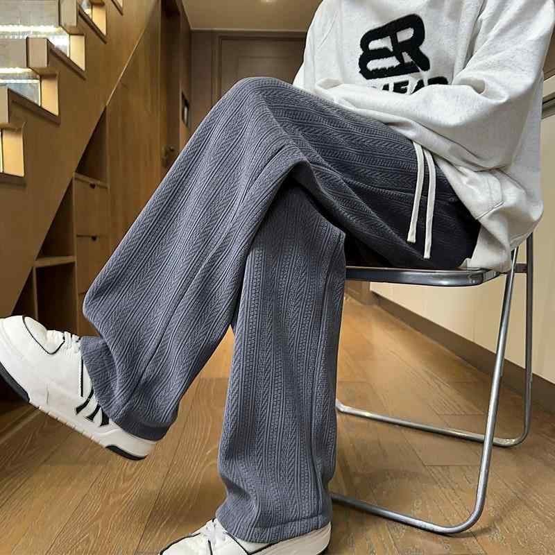 カジュアルパンツ メンズ 秋冬 裏起毛 コーデュロイ ワイドレッグ ストレート ズボン 普段使い
