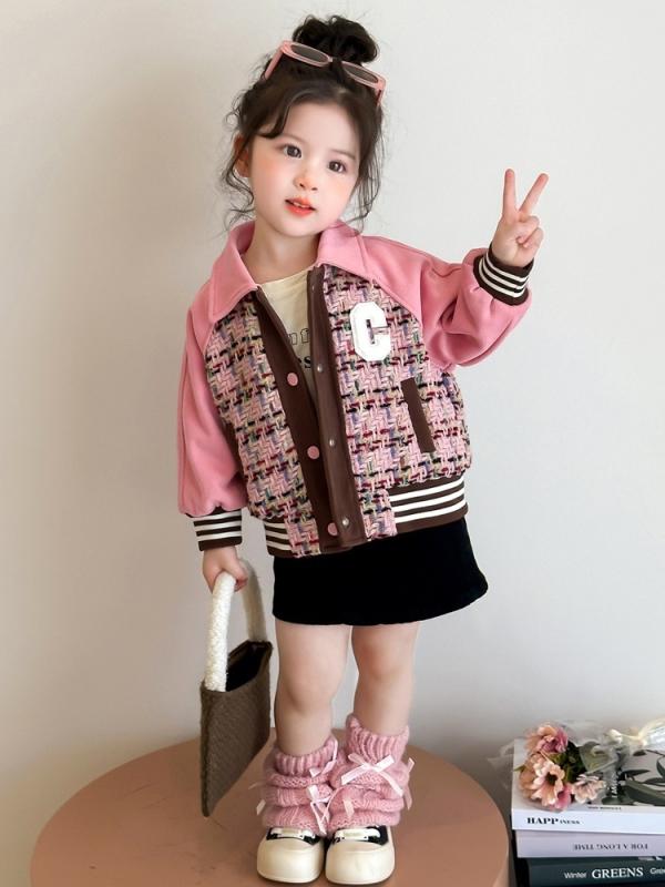 子供服 ジャケット 女の子 春秋 ブルゾン ジャンパー アウター 普段着 かわいい 薄手 長袖 伸縮性 スポーツ 通園 通学 ピンク系