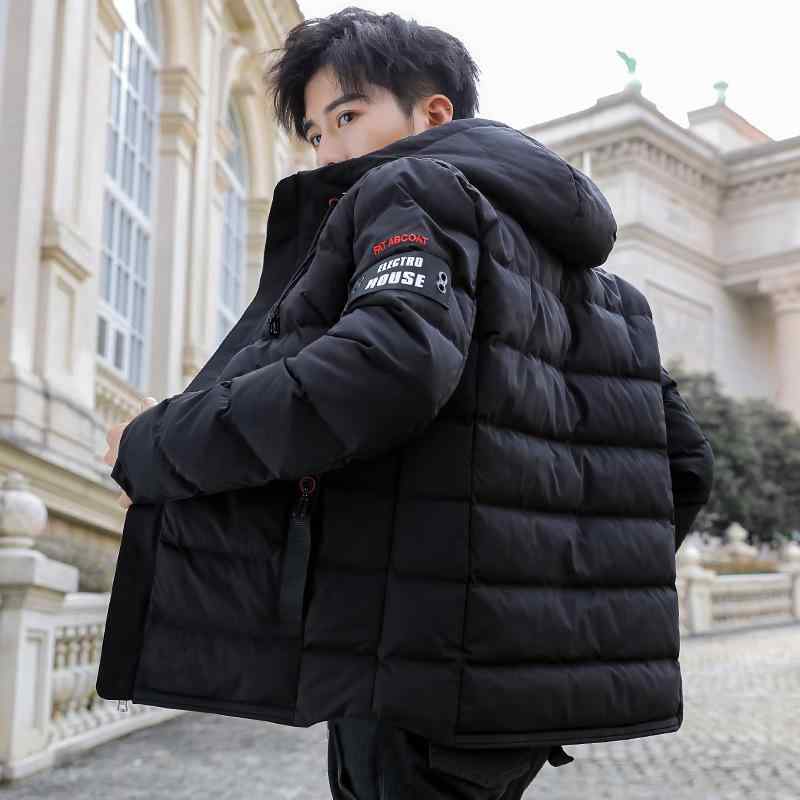 綿入りジャケット 男性用 ブルゾン 中綿 ポリエステル 撥水 防寒 防風 カジュアル スポーティー アウトドア 赤 黒