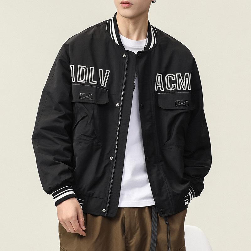ジャケット 男性用 秋冬 新品 レトロ パイロット カジュアル ワークジャケット ゆったり 大きいサイズ アメリカン 野球服 アウター 耐摩耗