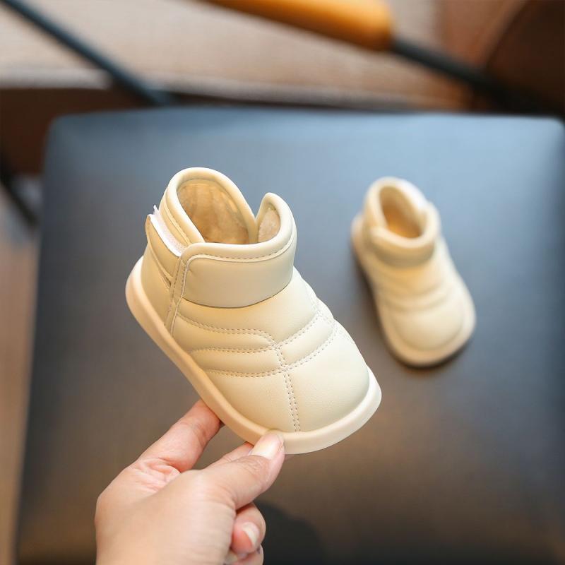ベビー キッズ スノーブーツ 冬用 綿靴 男の子 女の子 幼児 歩行練習 靴 シューズ 裏起毛 あったか サイドジップ 滑り止め 1歳 2歳 3歳 4歳 5歳 6歳
