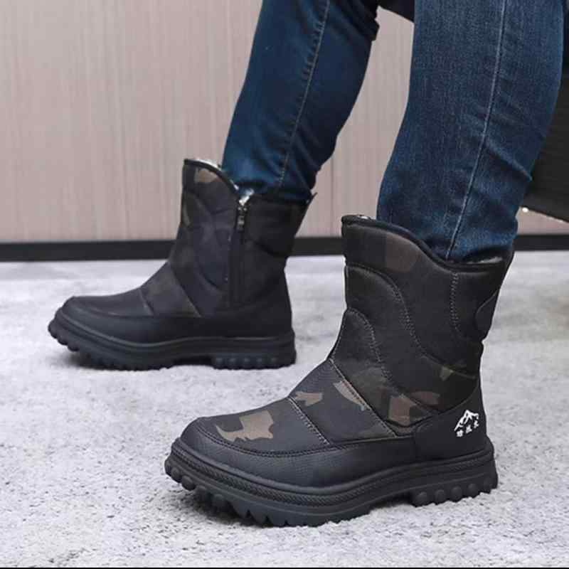 スノーブーツ 男女兼用 ウール 防水 防寒 厚底 滑り止め 暖かい ショートブーツ アウトドア 冬用 綿靴 牛革 無地 切り替え
