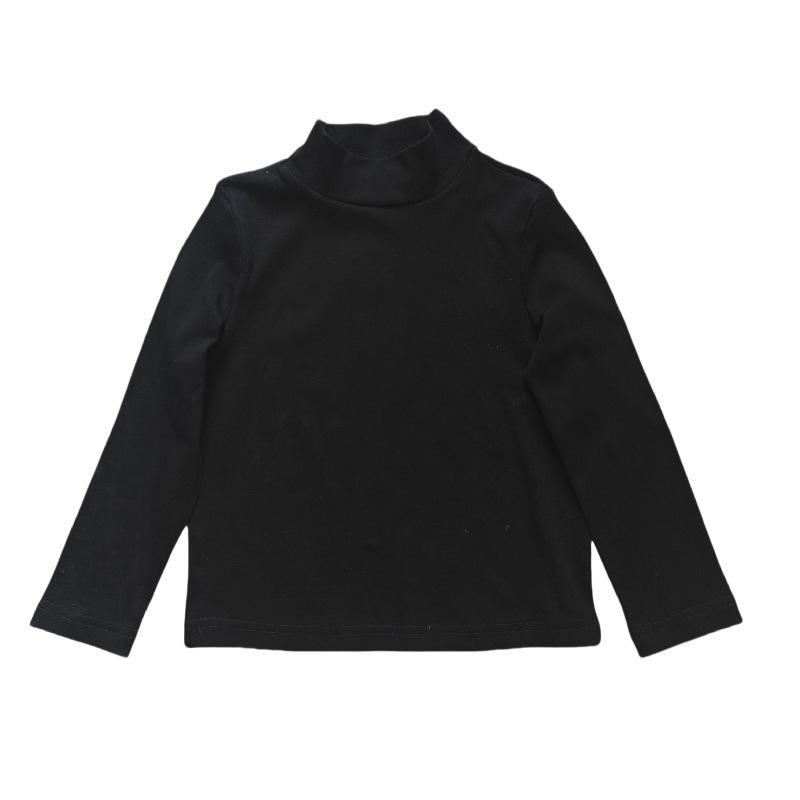 Tシャツ キッズ 秋冬 男の子 ハーフハイネック 長袖 子供服 トップス カットソー 無地 綿100% 吸湿速乾 100cm 110cm 120cm 130cm 140cm 150cm 160cm