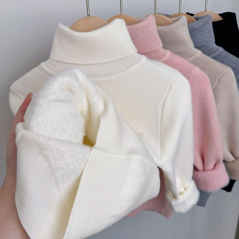 ニット セーター キッズ 女の子 裏起毛 高襟 子供 冬 ベビー トップス 90cm 100cm 110cm 120cm 130cm 140cm 150cm 160cm かわいい 暖かい プリンセス カジュアル