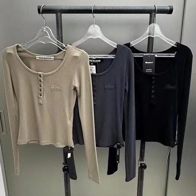 Tシャツ レディース スリム 長袖 カットソー 美シルエット トップス 通勤着 普段使い ブラック キャメル グレー