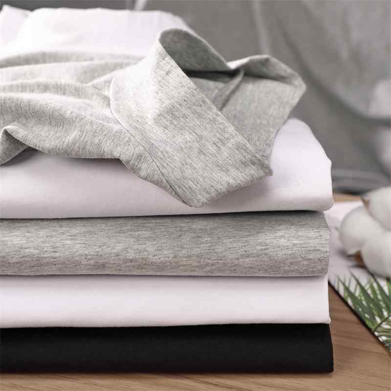 Tシャツ 男性用 秋冬 ハーフハイネック カットソー 韓国風 コットン トップス 長袖 無地 黒