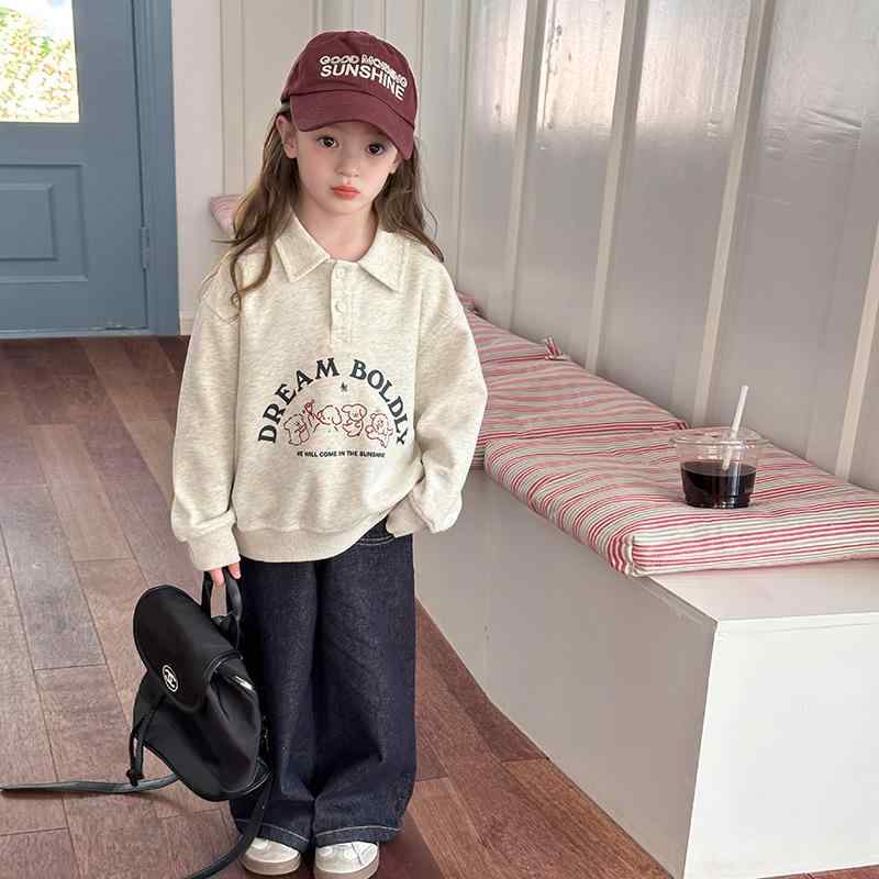 子供服 スウェット キッズ 男女児兼用 韓国風 保温 トレーナー かわいい クマ柄 カジュアル トップス 綿混紡 春秋 90cm 100cm 110cm 120cm 130cm 140cm 150cm 160cm 170cm