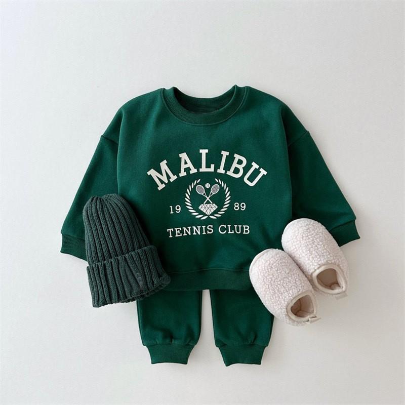子供用ジャージ 上下セット ベビー服 長袖 トップス ロングパンツ 韓国風 かわいい アルファベット柄 春秋 男女兼用 男の子 女の子 66cm 73cm 80cm 90cm 100cm 110cm 120cm