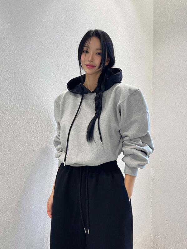 トレーナー レディース 韓国風 オーバーサイズ 配色 パーカー 長袖 ゆったり 部屋着 ワンマイルウェア 普段使い 秋冬 綿 4,988円