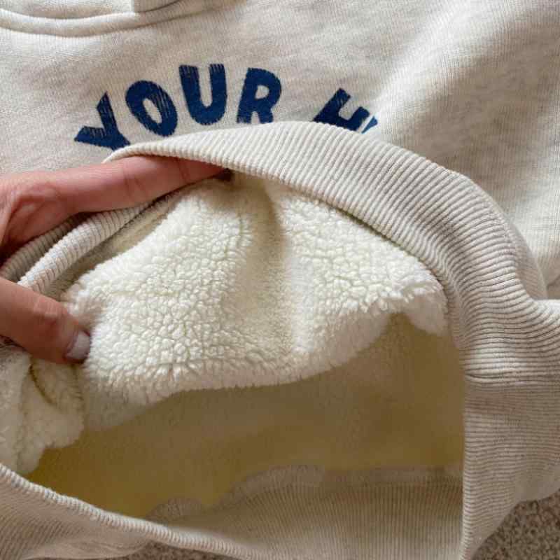 子供服 スウェット パーカー 男の子 裏起毛 厚手 冬服 韓国風 ベビー服 冬 フード付き アウター 子供 一体型フリース 暖かい トップス 普段着