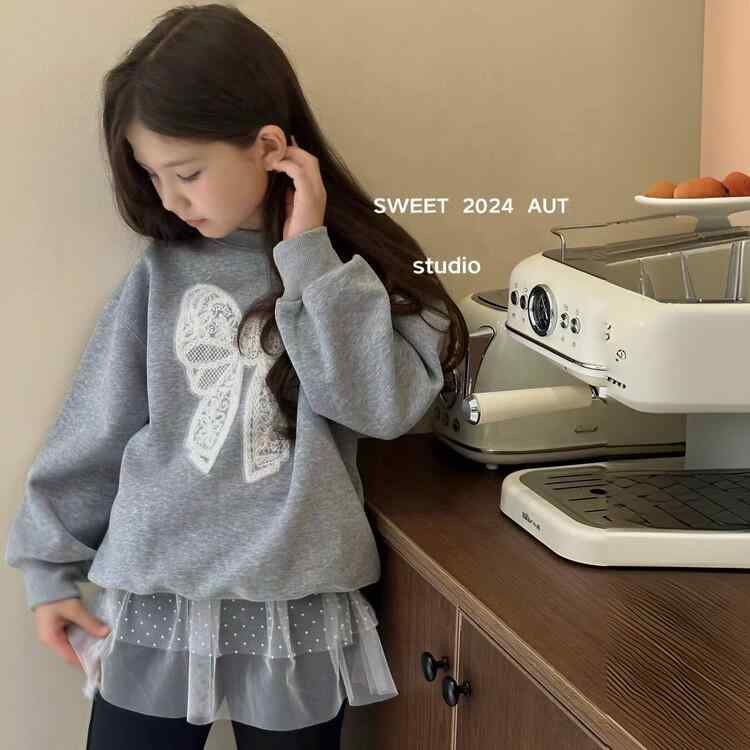 子供服 トレーナー 女の子 長袖 スウェット 秋服 トップス ガールズ カジュアル かわいい 薄手 裏起毛 ゆったり グレー ブラック 100 110 120 130 140 150 160