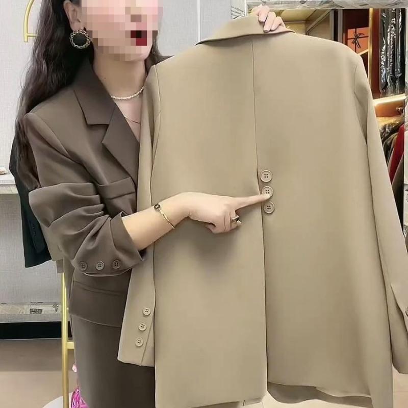 ジャケット レディース カジュルアウター テーラード 無袖 ショート丈 ポロネック カキ色 コーヒー色 ブラック オフィス 通勤 きれいめ モード スタイル