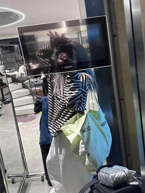 Tシャツ レディース 長袖 ボーダー柄 ラウンドネック ゆったり 接触冷感 紫外線対策 黒茶色