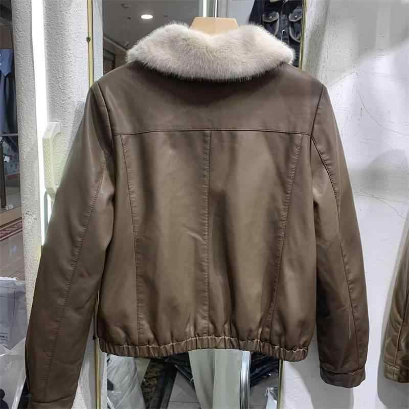 ジャケット レディース 秋冬 レザー 皮ジャン 裏起毛 あったか 防寒 ショート丈 アウター 暖かい 黒 茶色 S M L XL 2XL 3XL