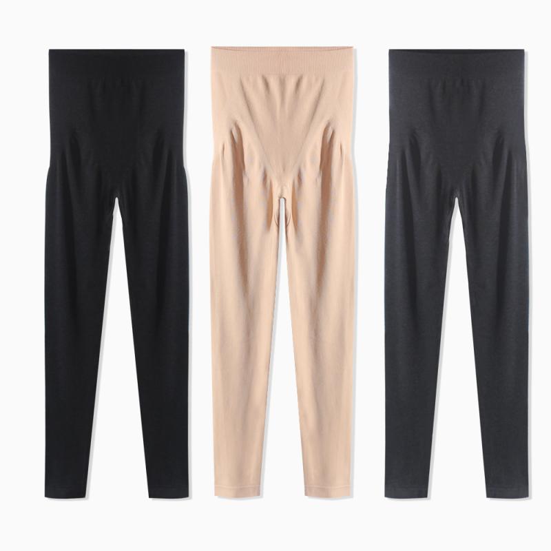 レギンス レディース あったかインナー 高 elastic 高腰 スキニーパンツ 美尻 ロングパンツ 黒 ベージュ 肌色 深麻灰