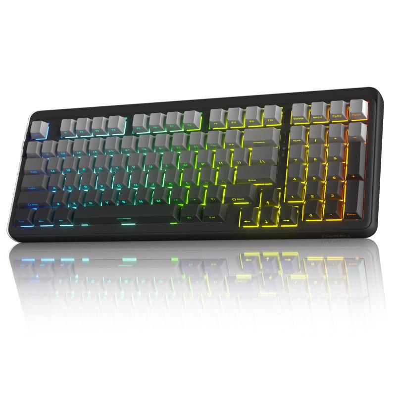 DAREU EK98PRO メカニカルキーボード 無線 テンキー付き ゲーミングキーボード
