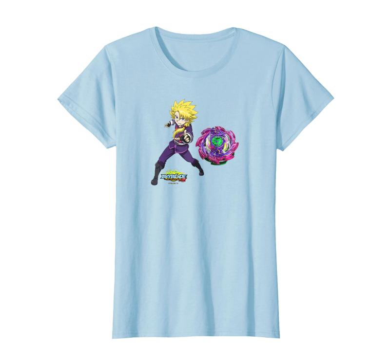ベイブレードバースト ゴッド 小紫ワキヤ＆トルネードワイバーン Tシャツ画像