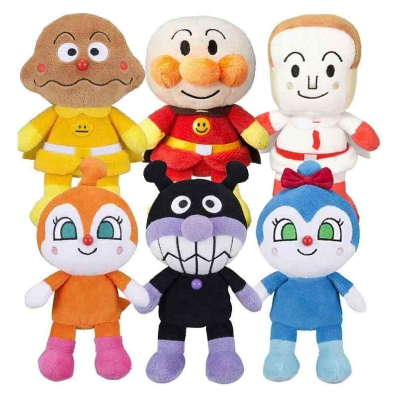 セガフェイブ (SEGA FAVE) プリちぃビーンズ コレクション 6体 ぬいぐるみ セット アンパンマン しょくぱんまん カレーパンマン バイキンマン ドキンちゃん コキンちゃん