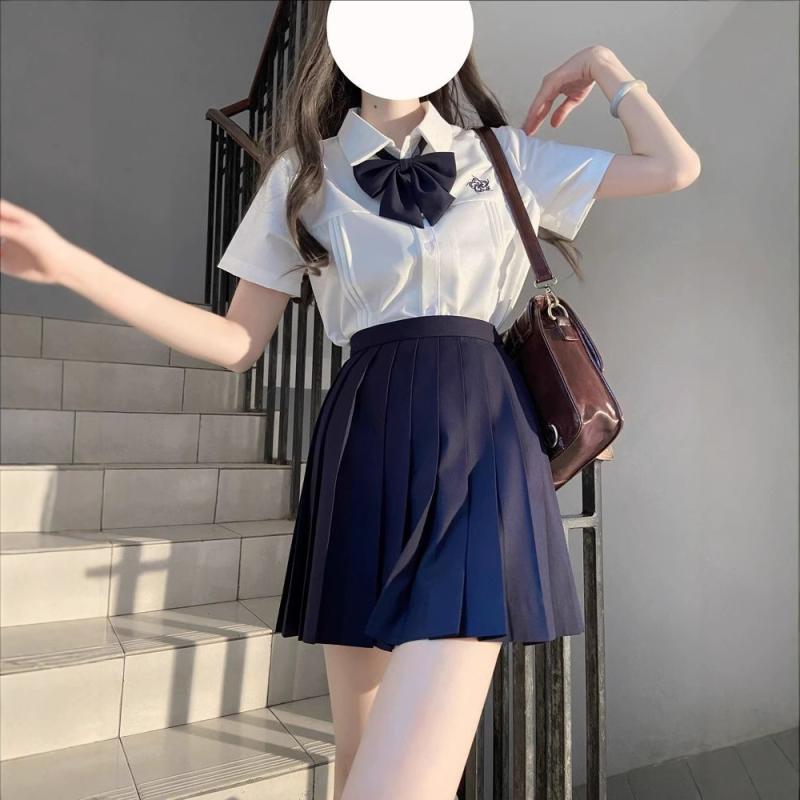 スカート レディース JKプリーツスカート 黒 グレー 紺色 無地 ミニスカート 学生 制服 Aライン フレアスカート