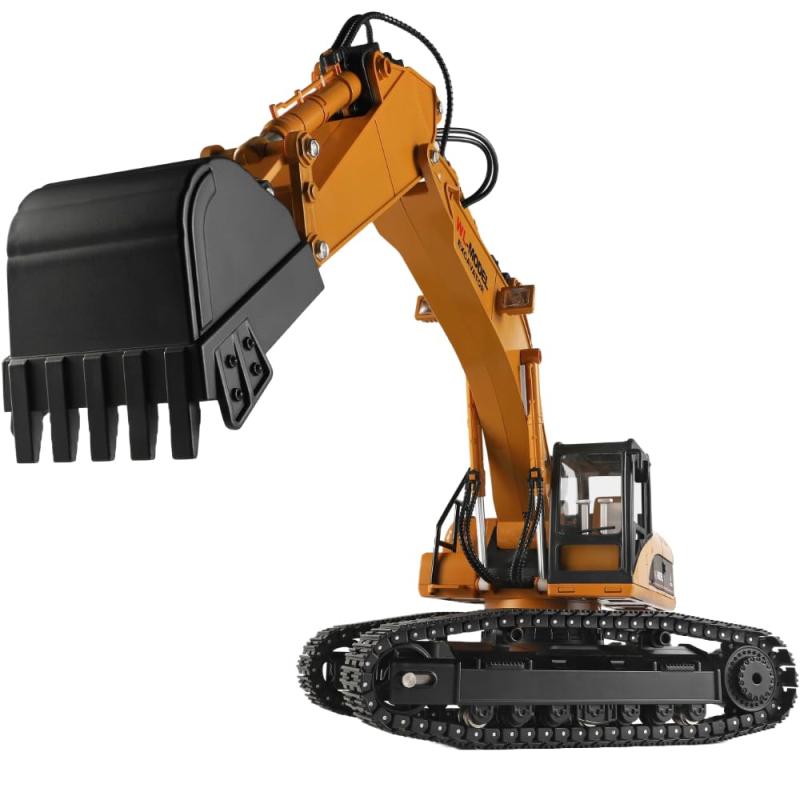 ハイテック WLtoys 1/16 WLモデル(油圧ショベル) 16800 RTRセット 2.4GHz 走行時間:約50分 9チャンネル送信機 ラジコン ショベルカー RC 重機 建機 油圧 ユンボ ショベルカー ライト照明 エンジンサウ