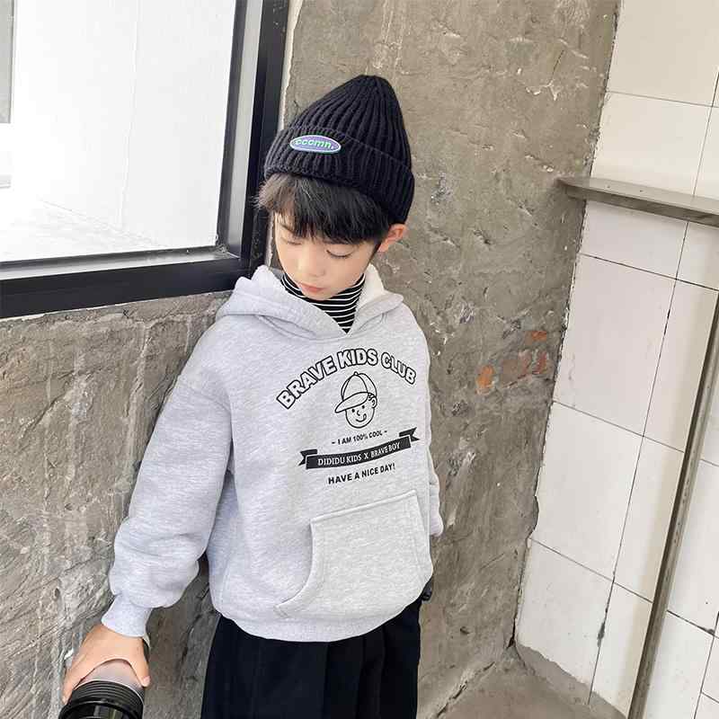 子供服 トレーナー 男の子 裏起毛 トップス 秋冬 韓国風 小学生 普段着 部屋着 ボーイズ 幼児 園児 厚手 あったか 110cm 120cm 130cm グリーン パープル アーミーグリーン グレー ブラック オレンジ ベージュ
