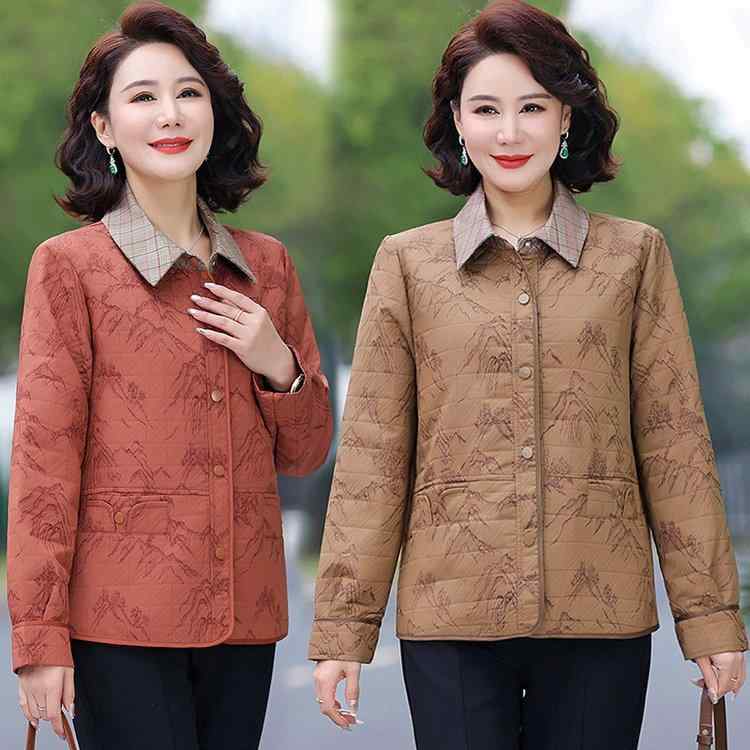 ジャケット レディース ママ 服 アウター 配色 切り替え 襟付き トップス 私服 名媛 ミセス コーデ 春秋 通勤 無袖