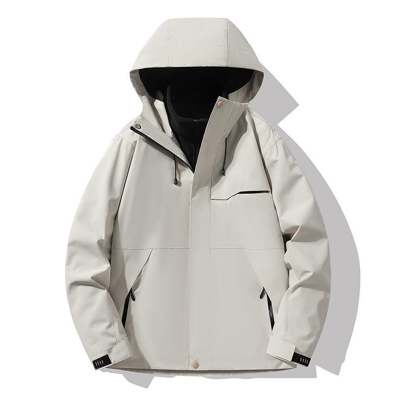 山岳パーカー レディース メンズ 3way 撥水 防風 保温 上衣 アウター 烏兎冬 山登り スキーの板 御召しもの 成人男性用 成人女性用 黒いこと 薄墨色 赤いこと 緑であること 青み 黄色 カーキ S M L XL 2XL 3XL 4XL 5XL