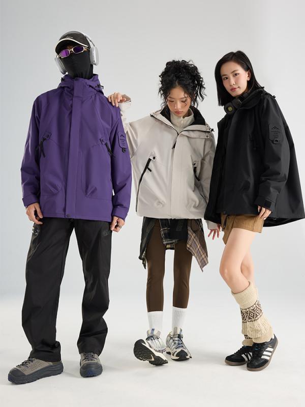 山岳パーカー レディース メンズ 防風 雨合羽 山登り御召しもの アウトドア御召しもの 秋冬 2点仕掛ける フリースインナー付き添い人 取りはらい能力のある 防寒 魚釣り 御召しもの 上衣
