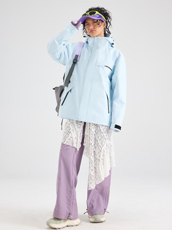 山岳パーカー レディース メンズ 防風 雨合羽 保温 アウター ゆったり 山登り服 アウトドア御召しもの 上下仕掛ける 春夏 秋冬