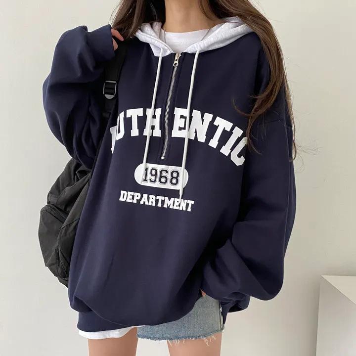 パーカー レディース 春秋冬 薄手 ゆったり ジップアップ トップス 韓国風 かわいい おしゃれ カジュアル ラグラン袖 スポーティー 普段使い 部屋着 綿 紺 黒 グレー