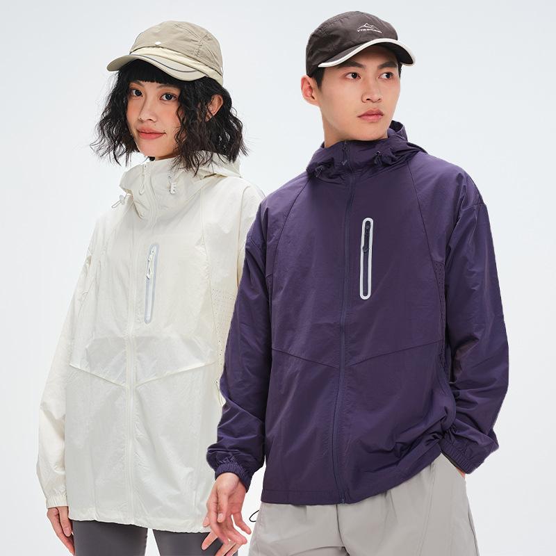 アウター レディース メンズ UVカット フード付き 薄手 軽量 ウィンドブレーカー 登山 釣り ランニング スポーツウェア アウトドア 春夏
