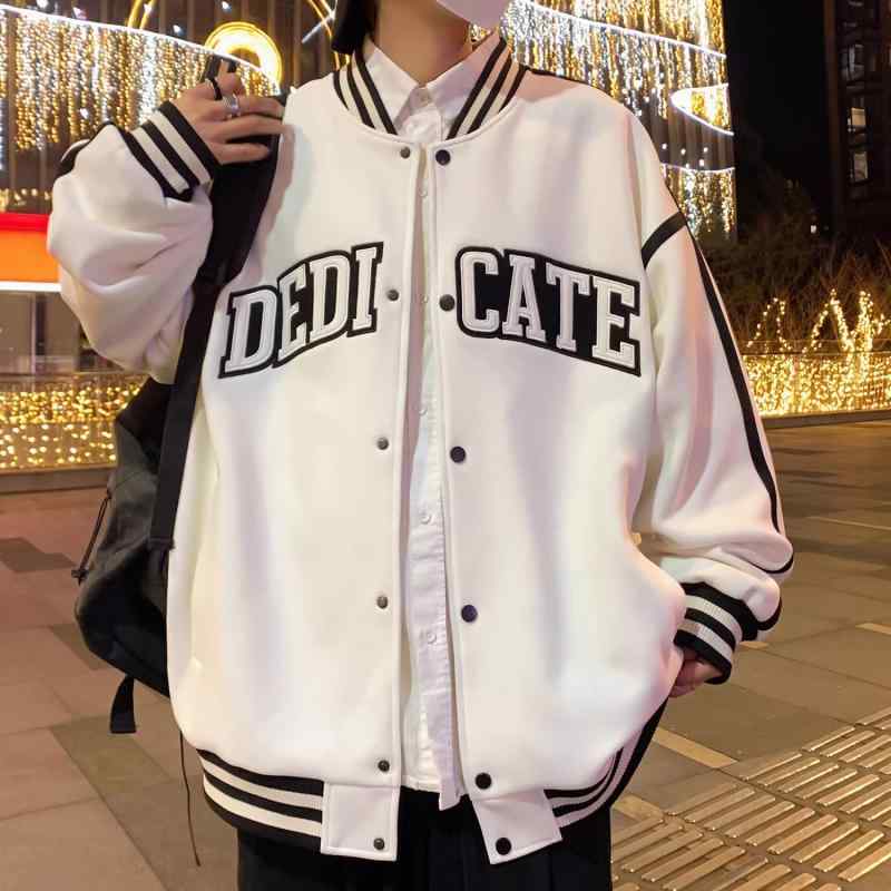 ベイスボール服 メンズ アウター 年月 美式 表どおり系 前掛け 上衣 撥水 防風 耐摩耗性 ポリエステル 黒 ベージュ