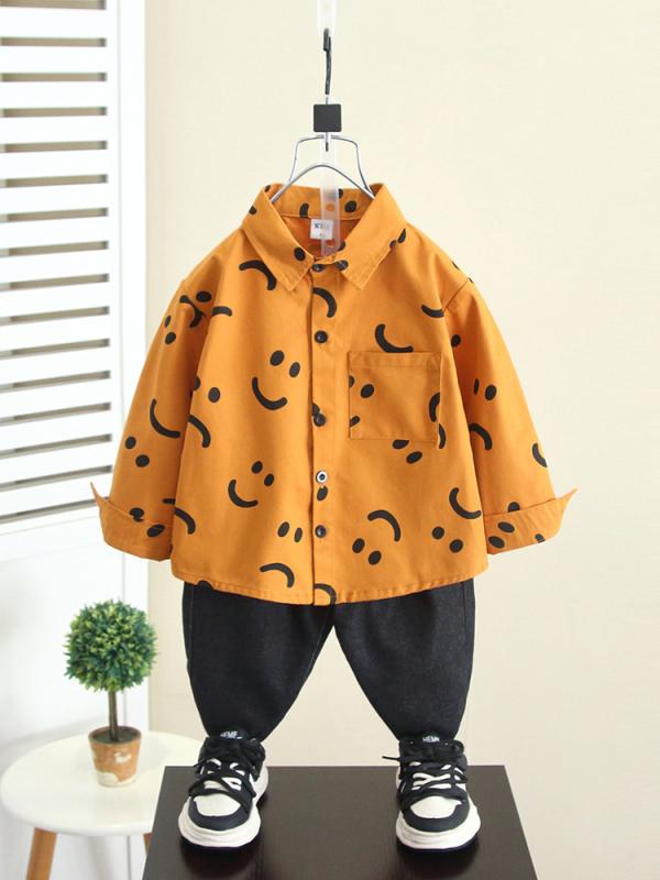 子供服 シャツ 男の子 春秋 長袖 ストライプ コットン 韓国風 カジュアル トップス ボーイズ 90cm 100cm 110cm 120cm 130cm 140cm 150cm