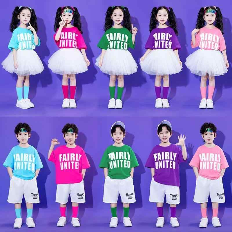 ダンス衣装 子供 幼稚園 小学生 チュールスカート セットアップ 春夏 Tシャツ 短パン 靴下 ヘアバンド 発表会 舞台 練習着 ガールズ