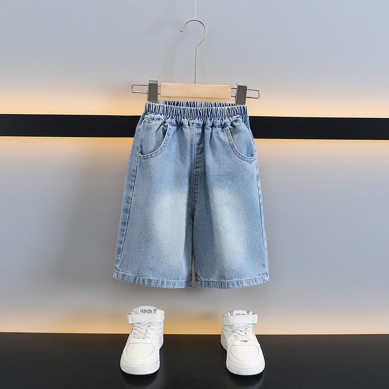 キッズ 半袖 デニムシャツ 3点セット 薄手 夏物 男の子 子供服 100cm 110cm 120cm 130cm 140cm 150cm