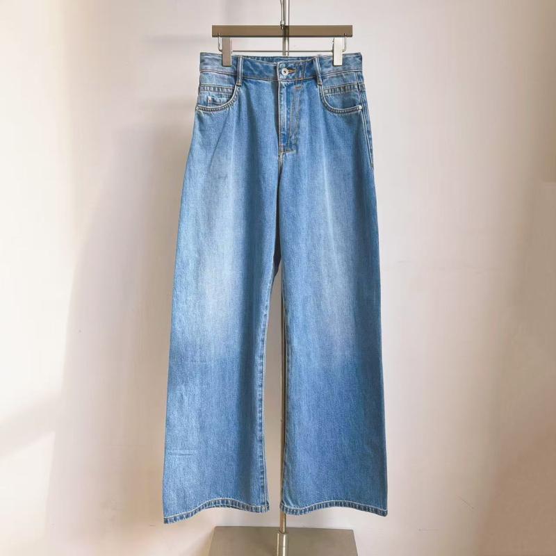 デニムパンツ レディース ジーパン ブルージーンズ ワイドパンツ ストレッチ 伸縮性 カジュアル 通勤 ゆったり リラックス 普段使い かわいい