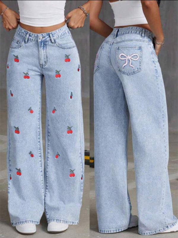 レディース 牛仔パンツ デニム 長ズボン 高腰 ワイドレッグ ストレート ゆったり 落ち感 軽量 伸縮性 綿素材 ライトブルー 春 秋 普段使い 通勤 カジュアル ストリート 日韓スタイル ビンテージ ユニセックス