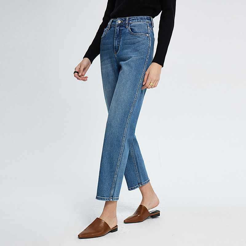デニム レディース ストレッチ デニムパンツ ストレート ジーンズ ハイウエスト ウォッシュ加工 伸縮性 ジーパン Gパン 美脚 体型カバー カジュアル 通勤 オフィス きれいめ 25 26 27 28 29 30
