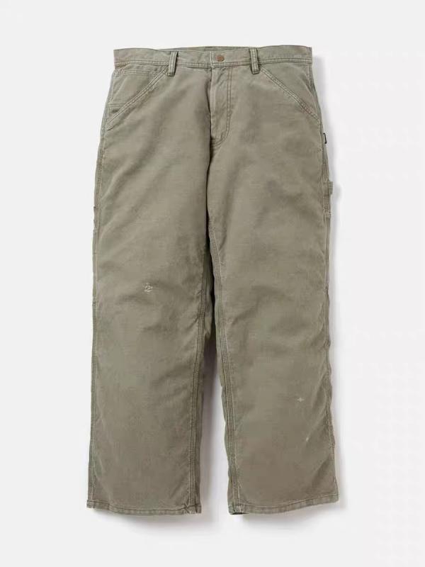 パンツ 男性用 ワークパンツ 多ポケット カーゴパンツ ストレート ヴィンテージ ウォッシュ加工 コットン 無地 厚手 オールシーズン 水洗いグリーン 水洗いブラック 水洗いブラウン
