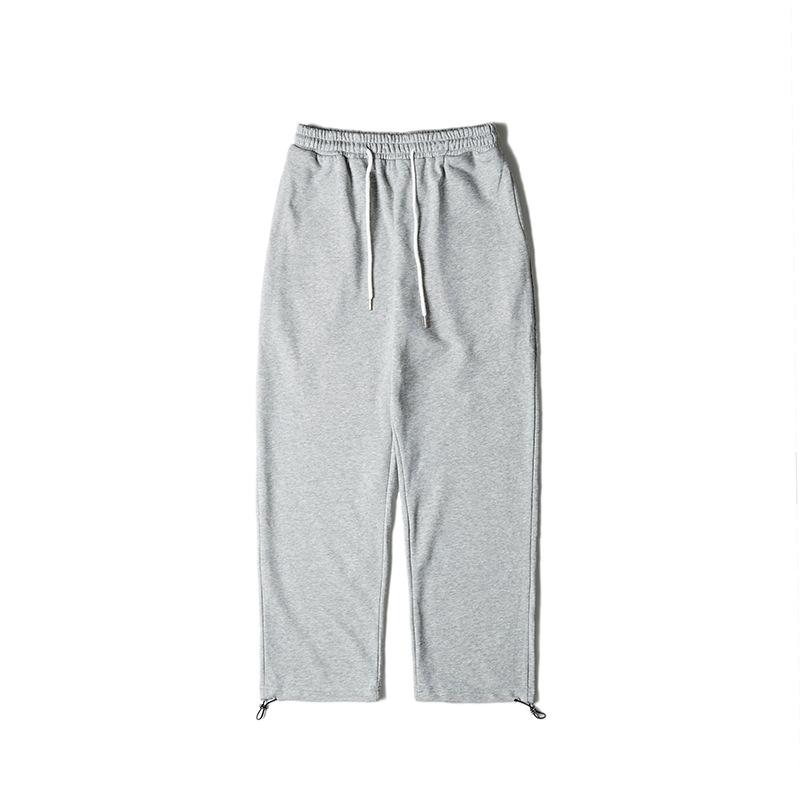 パンツ 男性用 スウェットパンツ ロングパンツ リラックス 普段使い 薄手 コットン100% ブラック グレー