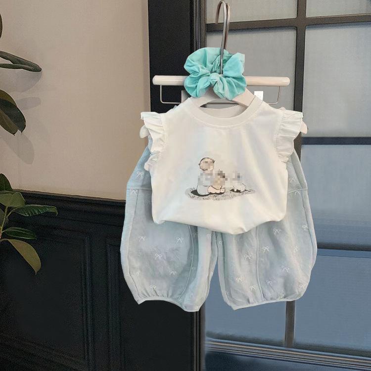 子供服 女の子 夏物 上下セット 半袖 短パン 薄手 かわいい おしゃれ 80 90 100 110 120 130