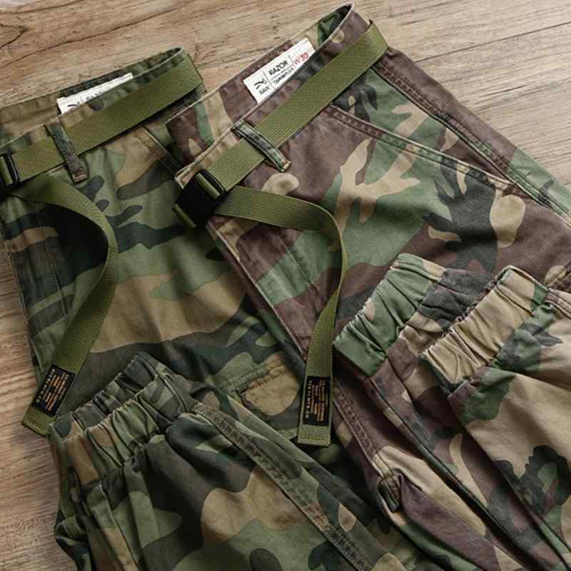 パンツ メンズ ミリタリー ワークパンツ カーゴパンツ 迷彩柄 ゆったり 春 秋 耐摩耗性 作業着 普段使い アウトドア